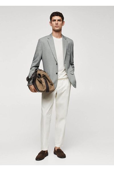 MANGO Man Mini Slim-Fit Blazer Jacket