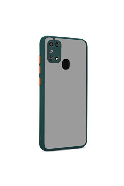 Rivor Samsung Galaxy M31 Uyumlu Kılıf 3d Kamera Korumalı Buzlu Renkli Sert Si...
