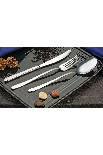 ÖZLİFE Ecrin Sade 72 Piece Fork Spoon Knife Set