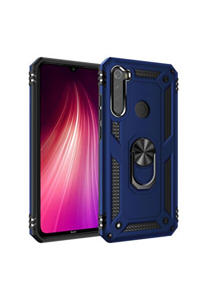 Rivor Xiaomi Redmi Note 8 Uyumlu Kılıf Military Armour Yüzüklü Standlı Koruyu...
