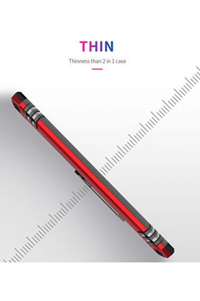 Rivor Samsung Galaxy A2 Core Uyumlu Kılıf Military Armour Yüzüklü Standlı Koruyucu Kapak