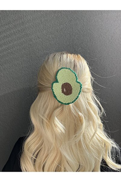 asyakuş مشبك إسفارستوديو مصنوع يدويًا ومطرز بالأفوكادو