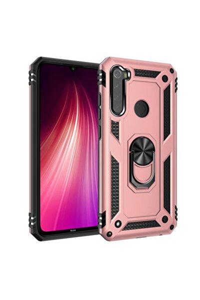 Rivor Xiaomi Redmi Note 8 Uyumlu Kılıf Military Armour Yüzüklü Standlı Koruyu...