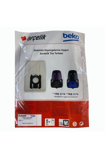 Arçelik Trb 3174 Elektrikli Süpürge Toz Torbası (5 Adet)