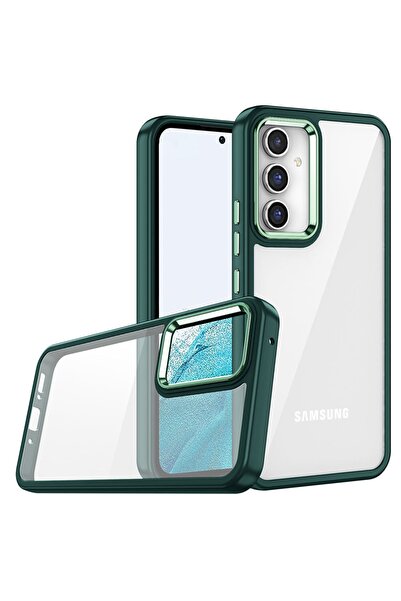 Rivor Samsung Galaxy A14 Uyumlu Kılıf Kamera Çıkıntılı Arkası Şeffaf Köşeleri...