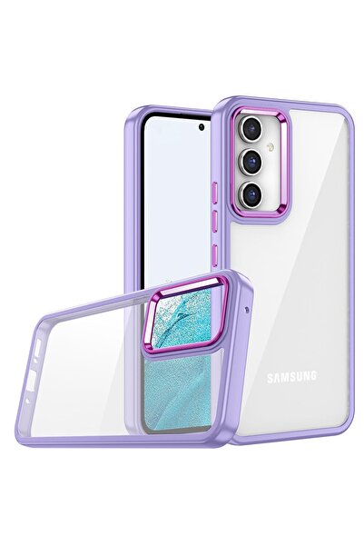 Rivor Samsung Galaxy A34 Uyumlu Kılıf Kamera Çıkıntılı Arkası Şeffaf Köşeleri...