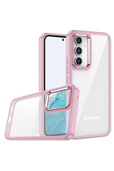 Rivor Samsung Galaxy A04s Uyumlu Kılıf Kamera Çıkıntılı Arkası Şeffaf Köşeler...