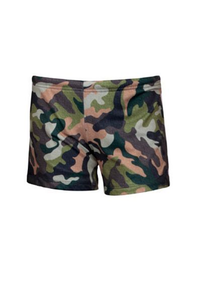 Kom Camouflage Patterned Boys' Shorts Swimsuit