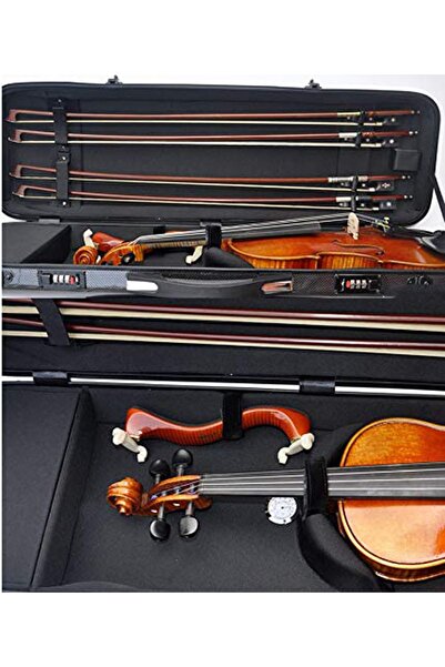 Tonal Karbon Fiber Dikdörtgen Keman Kutu Çanta