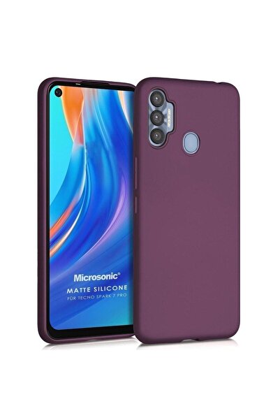 piblue حافظة تكنو سبارك 7 برو باللون الأرجواني