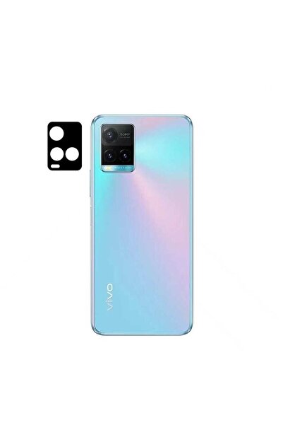 piblue لـ Vivo Y21s واقي عدسة الكاميرا بتغطية كاملة وواقي عدسة الكاميرا المنحنية