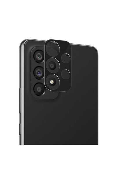 piblue Samsung Galaxy A73 5g Camera Lens Protection Glass V2 Black