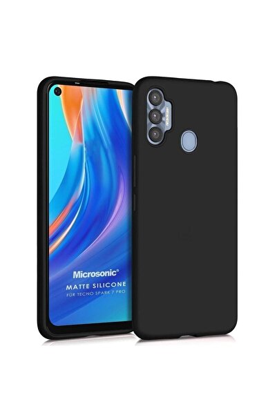 piblue حافظة تكنو سبارك 7 برو باللون الأسود