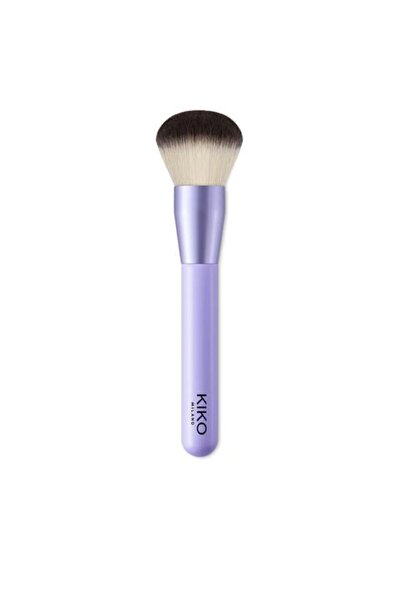 kiko milano Smart Powder Brush 102 - Perie rotundă pentru pudră cu fibre sint...