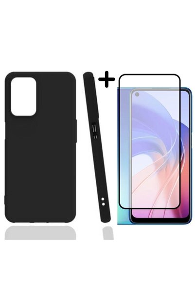 piblue Oppo A55 Case Soft Soft Silicone Phone Case Cover and 5D Full Covering...