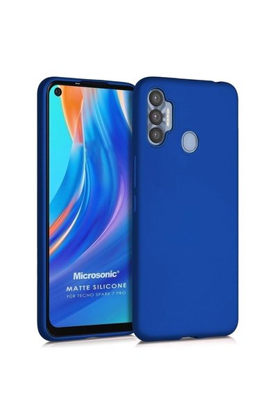 piblue Tecno Spark 7 Pro Case Blue