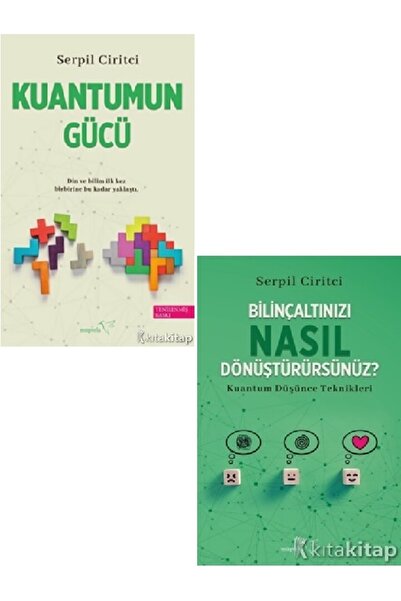 Destek Yayınları Kuantumun Gücü - Bilinçaltınızı Nasıl Dönüştürürsünüz? - Serpil Ciritci 2 Kitap Set