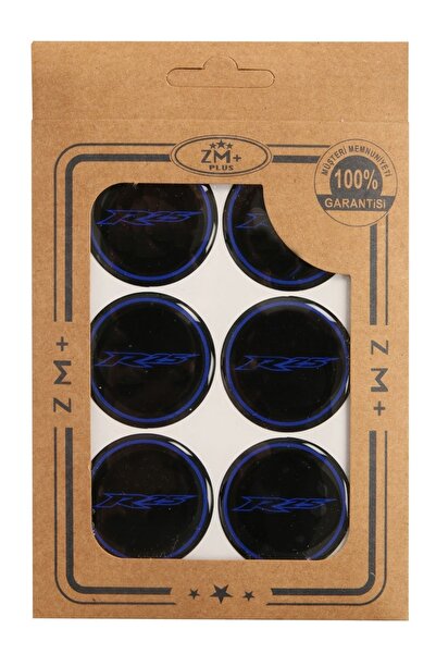 Yamaha Yzf R25 Koruma Takozu Damla Etiket Sticker 39.00mm Siyah-mavi