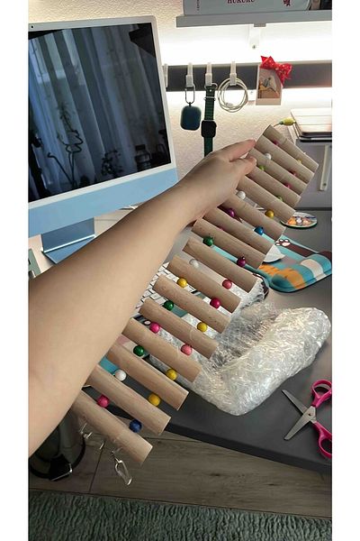 SAKAPET 45cm Thick Special Parrot Cage - with Bridge Ladder