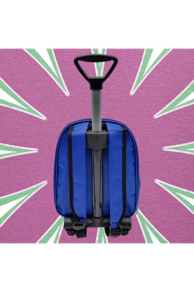 Tezzgelsin Kindergarten Nursery Spiderman 5d Embossed Printing 2-6 Years Old School Bag Backpack with Wheels