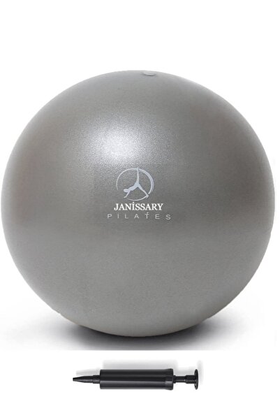 Janissary 65cm Gri Pilates Topu Ve Pilates Şişirme Pompası