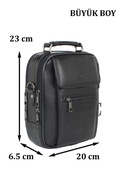 Case Club Muscular Men's Shoulder Bag Large Size Metal Body Waterproof Fabric