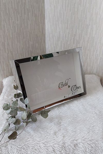 Verda Çerçeve 21x30 Cm Cadru de memorie! Alb fundal Rose Box! Cadru de memorie New Trend