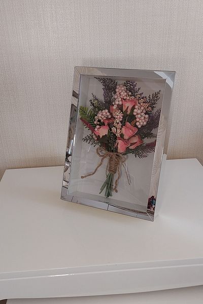 Verda Çerçeve 21x30 Cm Cadru de memorie! Alb fundal Rose Box! Cadru de memorie New Trend