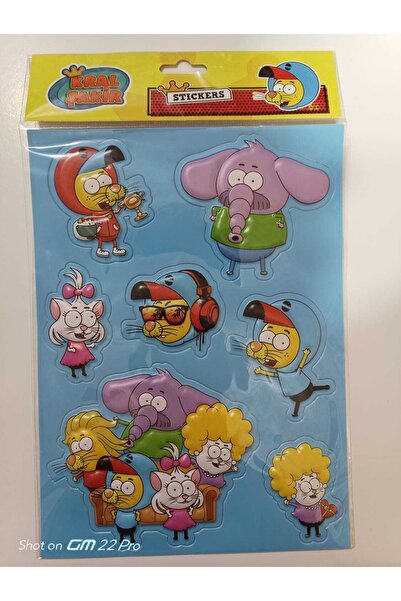 Cem 2Pcs A4 Size Embossed Stickers