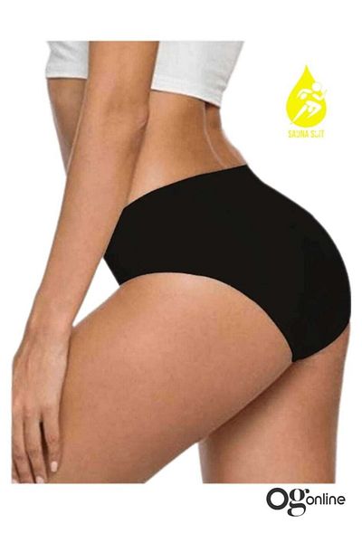 SAUNA SUIT Chiloți fără sudură, cu talie înaltă, tăiați cu laser, flexibili, fără sudură