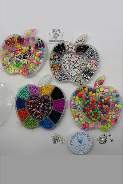 Hobimos Sand Beads, Letter Beads And Figure Beads Jewelry Making And Hobby Supplies