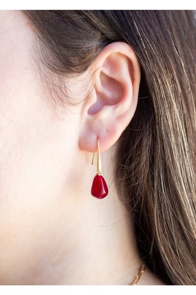 CHARMLUCKY Murano Pomegranate Grain Set of 3 Earrings