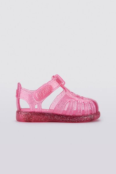 IGOR Tobby Gloss Glitter Girl's Fuchsia Glitter Sandals
