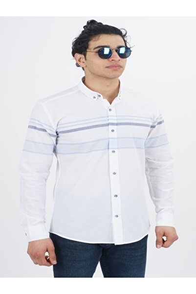 DYNAMO Slim Fit Erkek Gömlek Uzun Kol 9617