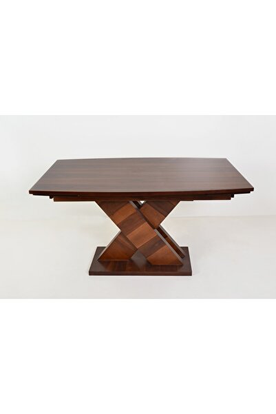 Meser Mobilya Kapadokya Dikdörtgen Açılır Mutfak Masası, Ceviz, 90x140