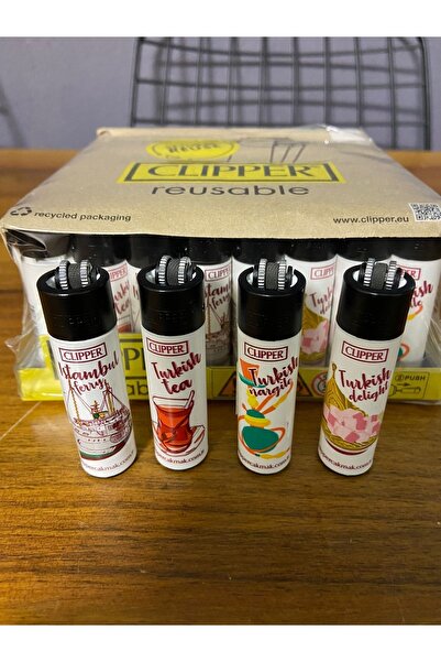 Clipper Türkiye Serisi 2. Seri Koleksiyonculara Özel 4 Adet Çakmak