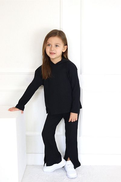 le petit sole Girl's Comfy Bottom-Top Set