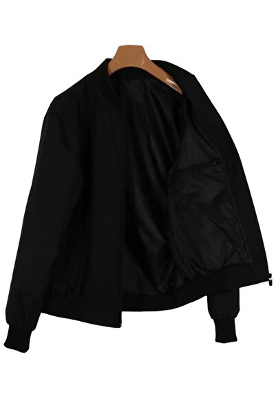 Modarar Men's Seasonal Black Coat Regular Cut Rar00982