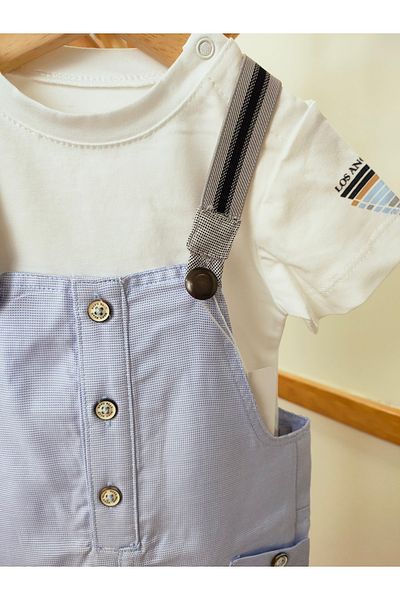 Kites and Clouds Bibabestcollection Short Sleeve Short Leg Pocket 2-Piece Baby Slopet Set (SPECIAL BIRTHDAY PARTY)