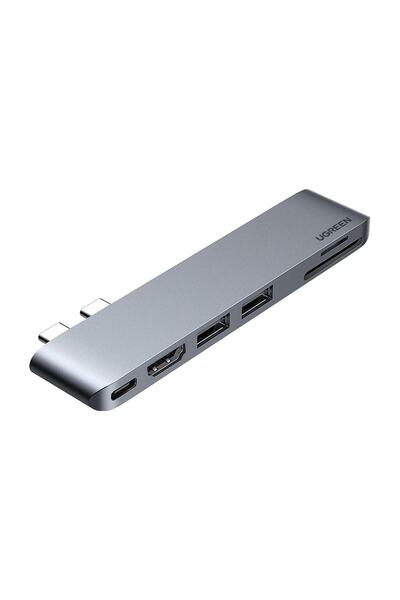 Ugreen Macbook Pro Air Için Thunderbolt 3 Type-c Hdmı Usb 3.0 Tf Sd Kart Okuy...