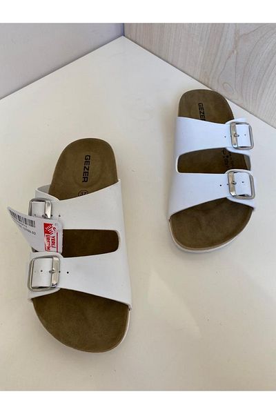 GEZER Model Adjustable Double Buckle Casual, Beach, Pool Slippers