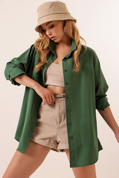 Pattaya Shirt - Green - Oversize
