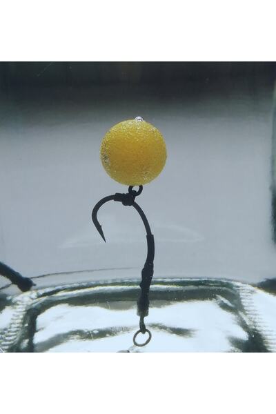 LittoCollection Ronnie Rig Sazan Hazır Takımı 18 mm Sarı Pop Up'lı