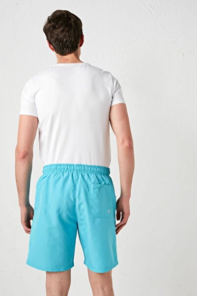 LC Waikiki Men's Turquoise Swim Shorts - Swimming, Knee Length Basic