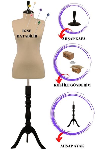 Manken İstanbul Size 42 Full Needle Sinking Tailor Manikin Proofing Manikin Showcase Manikin Po-01