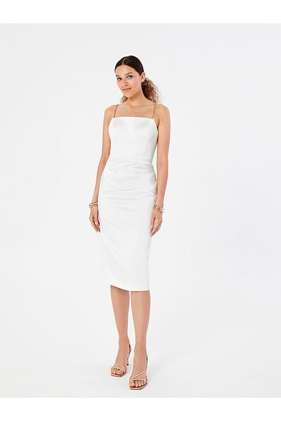LC Waikiki Rochie satin fără mâneci Tuvanam X Kare Y