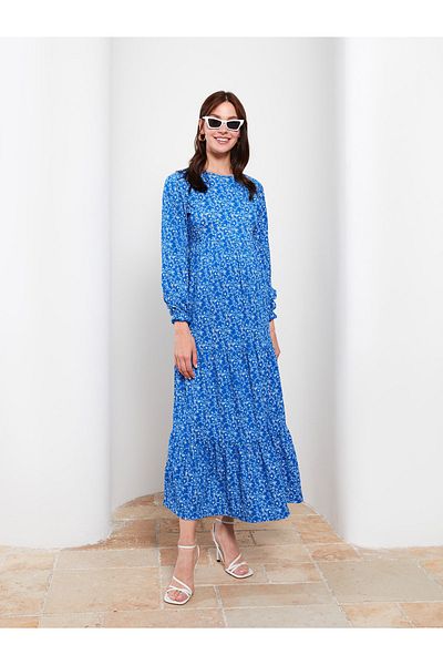 LC Waikiki Rochie de maternitate cu model cu mânecă lungă și decolteu