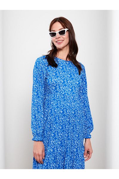 LC Waikiki Rochie de maternitate cu model cu mânecă lungă și decolteu