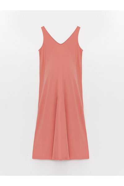 LC Waikiki V-Neck Straight A-Cut Maternity Dress