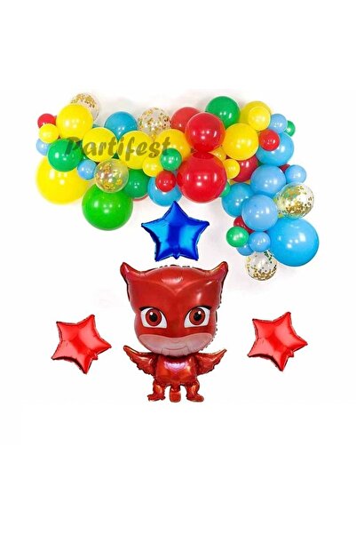 Parti Station Pijamaskeliler Yaş Balon Seti Pjmasks Konsept Helyum Balon Set ...